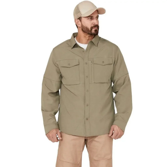 Brothers And Sons Dobby Performance Button-Down Western Shirt Sz XXL - Picture 1 of 9